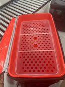 TITAN BY ARCTIC ZIPPERLESS COOLER EASY ACCESS LID, HARDBODY LINER - GRAY - Like New