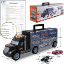 JODUDLR Toddler Toys for 3-4 Year Old Boys Large Transport Cars Carrier - BLACK - Like New