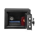 DBTTA Mini Small Safe Lock Box For Money&Cash&Home&Personal Items - Black - Brand New
