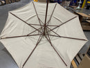 CALIFORNIA UMBRELLA 10FT MARENTI WOODEN SUNBRELLA PATIO - ANTIQUE BEIGE - Like New