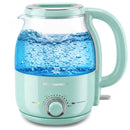 Elite Gourmet 1.2L Electric Glass Kettle, 1200W Fast Boil - Mint - Like New