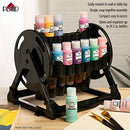PLAID ROTATIONAL ORGANIZER FOR ACRYLIC STORAGE HOLDS 24 STANDARD 2 FL OZ BOTTLES - Like New