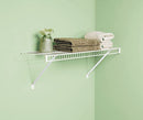 Rubbermaid Direct Wall Shelf 3 Ft Wide Mounting Hardware Kit Included, White - Brand New