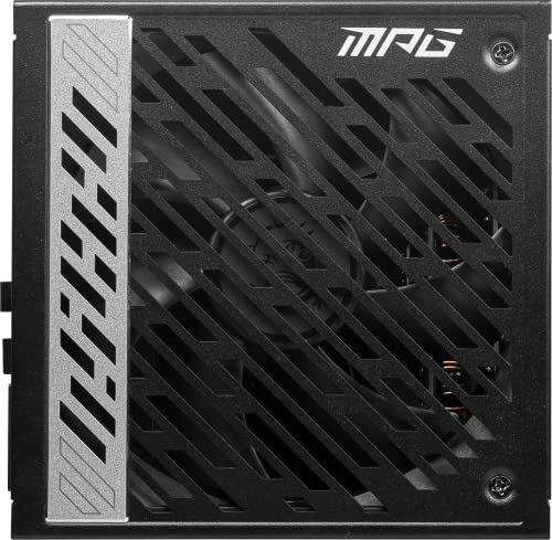 MSI MPG A1000G 80 PLUS Gold Power Supply 0% RPM Fully Modular - Black - Like New