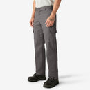 DICKIES MEN'S FLEX REGULAR FIT CARGO PANTS SIZE MEN 36X32L GRAVEL GRAY - Brand New
