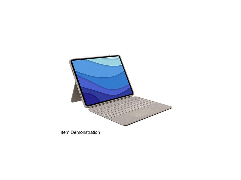 Logitech - Combo Touch Keyboard Folio for Apple iPad Pro 12.9" (5th Gen) with