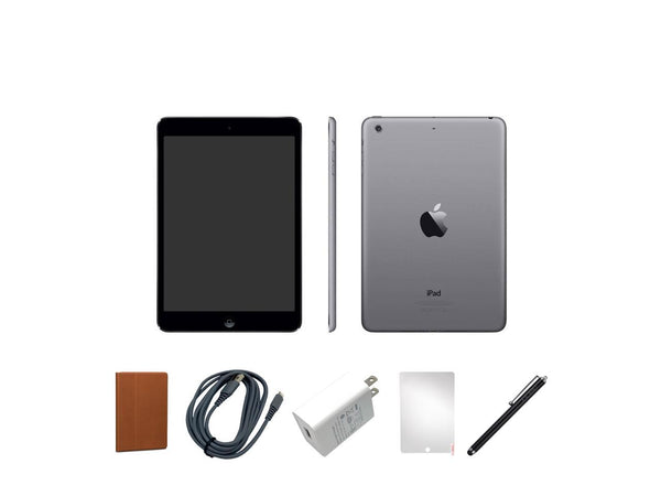 Refurbished Apple iPad Mini 2 32GB Black (2nd Gen, 2013, ME277LL/A).  Bundle