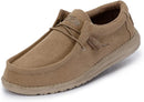 110061602 Hey Dude Men's Wally Canvas Chestnut Chestnut 7 Like New