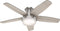 HUNTER FAN COMPANY 59416 AVIA CEILING FAN 48 BRUSHED NICKEL CC59416-A Like New