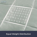 HUG BUD WEIGHTED BLANKETS - 60" X 80" - 30-LBS - KING SIZE - SILKY MINKY GRAY - Like New