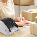 BROTHER QL-1100 WIDE FORMAT POSTAGE AND BARCODE THERMAL MONOCHROME - BLACK - Like New