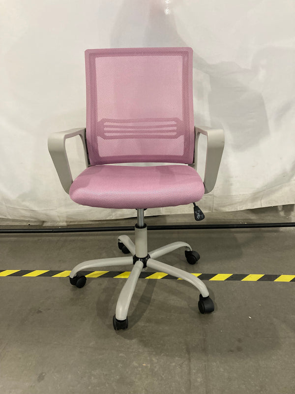 SMUG OFFICE CHAIR ERGONOMIC COMPUTER DESK CHAIR EXECUTIVE HOME - PINK - Like New
