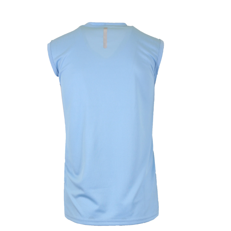 GALAXY MEN'S PERFORMANCE MOISTURE WICKING ACTIVE MUSCLE TEE SIZE: M - LIGHT BLUE - Brand New