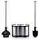 ToiletTree Products Modern Deluxe Freestanding Toilet Brush and Plunger Combo Like New