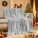 ANDOLA ELECTRIC HEATED BLANKET HEATED THROW BLANKET SOFT FLANNEL EJ-BD004 - GRAY - Like New