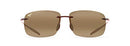 MAUI JIM BREAKWALL POLARIZED RIMLESS SUNGLASSES ROOTBEER/HCL BRONZE - Like New