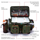 BASSDASH FP05 Fishing Tackle Shoulder Bag Lightweight w/ Molded Bottom - Brand New