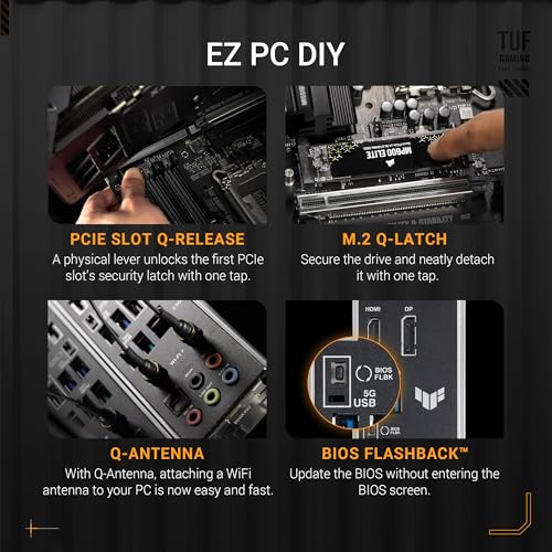 Asus TUF B860 ATX, LGA 1851, DDR5, 3x M.2 , GAMING B860-PLUS-WIFI-NEW - BLACK - Brand New