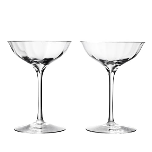 WATERFORD ELEGANCE OPTIC BELLE COUPE CHAMPAGNE GLASSWEAR 40027219 - CLEAR - Like New