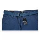 BLU ROCK NEW YORK MEN'S FLEX STRETCH BELTED CARGO SHORTS - SIZE: MEN 40 - NAVY - Brand New