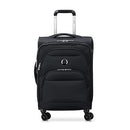 DELSY PARIS SKY MAX 2.0 SOFTSIDE EXPANDABLE LUGGAGE SPINNER 21" WHEELS - BLACK - Like New