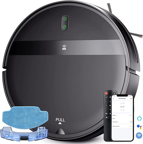 Kilgone Robot Vacuum and Mop Combo Wifi/App/Alex 2 in 1 Robot - - Scratch & Dent