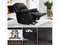 QOMOTOP POWER LIFT FAUX LEATHER RECLINER CHAIR - BLACK - Like New