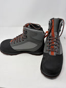 SIMMS TRIBUTARY WADING BOOTS - RUBBER SOLE - SIZE: MEN 12  - STRIKER GRAY - Like New