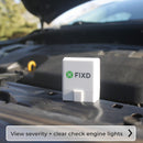 FIXD Bluetooth OBD2 Scanner Car - Car Code Readers & Scan Tools 1 Pack - White Like New