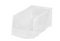 OFFICE DEPOT® BRAND "MINI" PLASTIC STACKING BIN, SMALL SIZE, 5" X 5 1/2", CLEAR - Brand New
