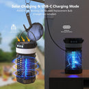 iooo Solar Bug Zapper Outdoor BK-22 - Black Like New