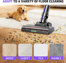 LIBINO CORDLESS VACUUM CLEANER 450W WHITE LEDS - PURPLE/ORANGE/GRAY - Like New