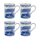B09PFFYZLJ Spode Blue Italian 12-Ounce Mug Set of 4 - Brand New