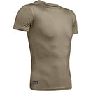 UNDER ARMOUR MEN'S HEATGEAR TACTICAL COMPRESSION SHORT-SLEEVE T-SHIRT XL - BROWN - Brand New