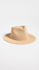 Lack of Color Women's The Straw Fedora, Natural, Tan, M - Brand New