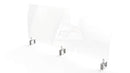 GHENT CLEAR PARTITION EXTENDER WITH ATTACHED CLAMP, 48 X 3.88 X 18, CLEAR - Brand New