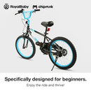 CHIPMUNK ROYALBABY CHIPMUNK KIDS BIKE 16 IN WHEEL BICYCLE BEGINNERS - BLUE - Like New