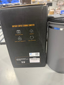 VEKEN COFFEE CANISTER 39OZ 2.2LB LARGE AIRTIGHT STAINLESS STEEL CONTAINER - GRAY - Like New