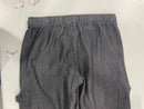 NO BOUNDARIES WOMEN'S CARGO JOGGER MID RISE - SIZE: LARGE (12-14) - WASHED BLACK - Brand New