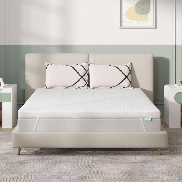 Novilla 2 Inch Twin Memory Foam Mattress Topper Ultra Soft Mattress Topper - Like New