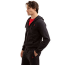 PACIFIC POLO CLUB MEN'S FULL ZIP FLEECE HOODIE - SIZE: MEN 2XL - BLACK - Brand New