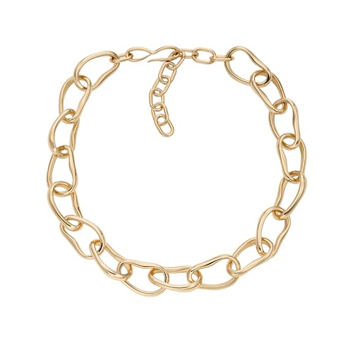 SKAGEN DENMARK ANJA PEBBLES GOLD BRASS CHAIN NECKLACE SKJ5008710 - BRASS - Like New