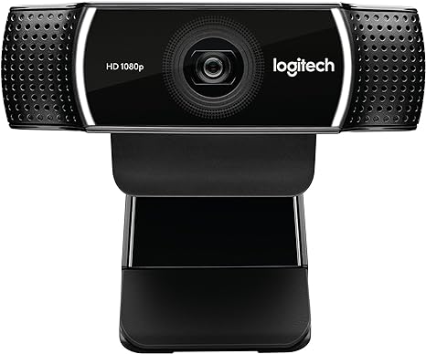 Logitech C922 Pro Stream Webcam 1080P Camera for HD Video 960-001087 - Black - Like New