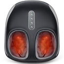 NEKTECK FOOT MASSAGER HEAT AIR COMPRESSION SHIATSU KNEADING NK-FM06 - DARK GRAY - Like New