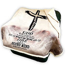 Prayer Blanket Throw Scripture Inspirational Healing Get Well Blanket 50x60 - Brand New
