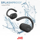 JVC NEARPHONES OPEN EAR TRUE WIRELESS HEADPHONES - BLACK - HA-NP40T - Like New