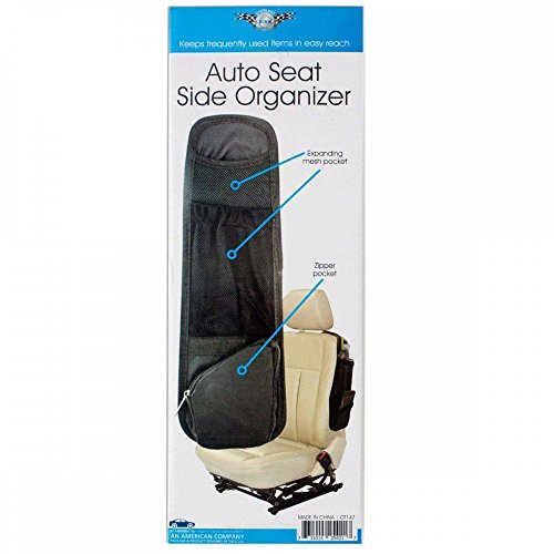 STERLING AUTO SEAT SIDE ORGANIZER OT147 - BLACK - Like New