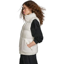 CHAMPION WOMEN'S SATIN QUILTED PUFFER VEST WOMEN M MARSHMALLOW - Like New