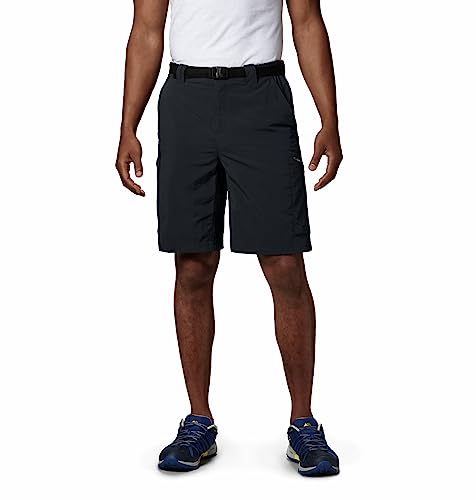 AM4084-010 COLUMBIA MEN'S SILVER RIDGE CARGO SHORT 32W X 10L - BLACK - Brand New