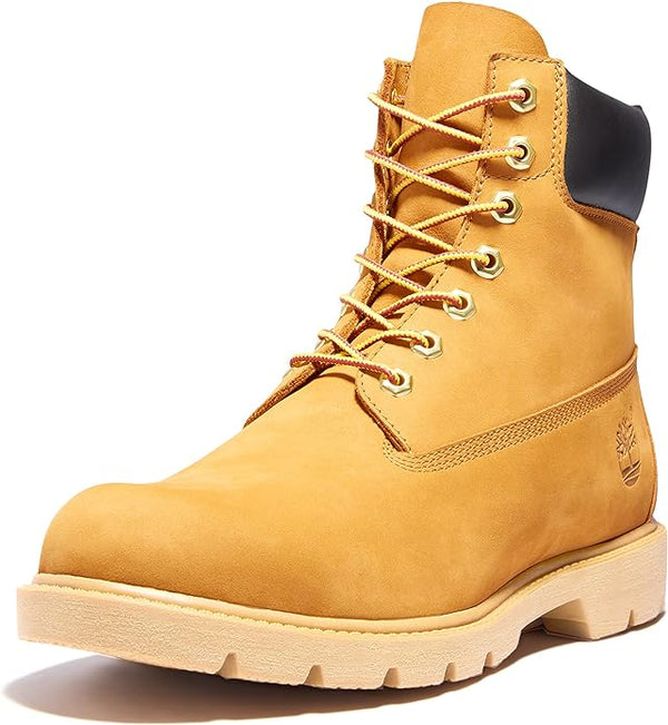 TB010061713 Timberland Men's 6-Inch Premium Waterproof Boot WHEAT Nubuck 13 Like New